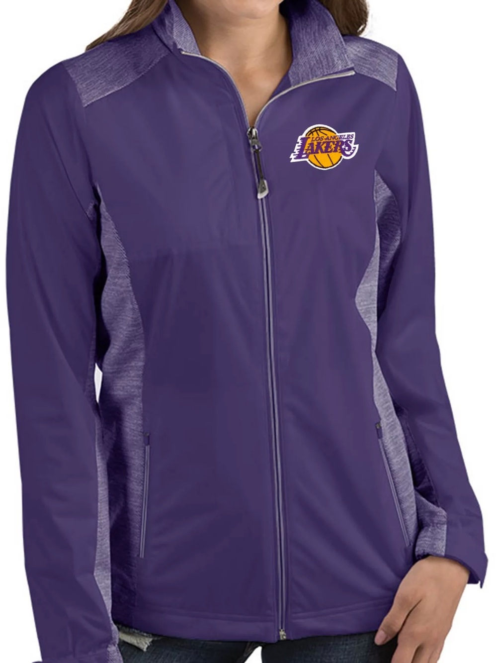 Antigua Women's Los Angeles Lakers Revolve Full-Zip Jacket Size M NWT